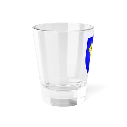 Blason de la ville de Bévillers 59 Nord-France (France) (Coat of Arms) Shot Glass 1.5oz