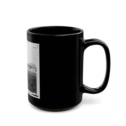 Culpeper Court House, Va. Freight Train On Orange And Alexandria Railroad (U.S. Civil War) Black Coffee Mug