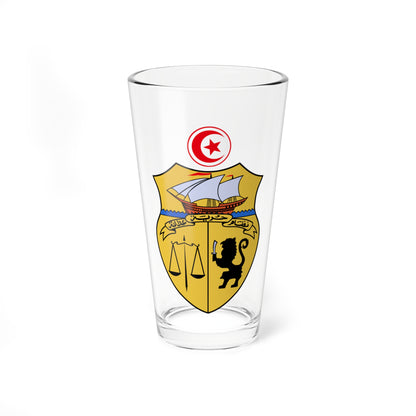 Coat of arms of Tunisia (Tunisia) (Coat of Arms) Pint Glass 16oz