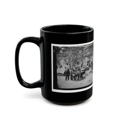 Bealeton, Virginia. Army Of The Potomac Officer's Mess Of Company D, 93d New York Infantry (U.S. Civil War) Black Coffee Mug