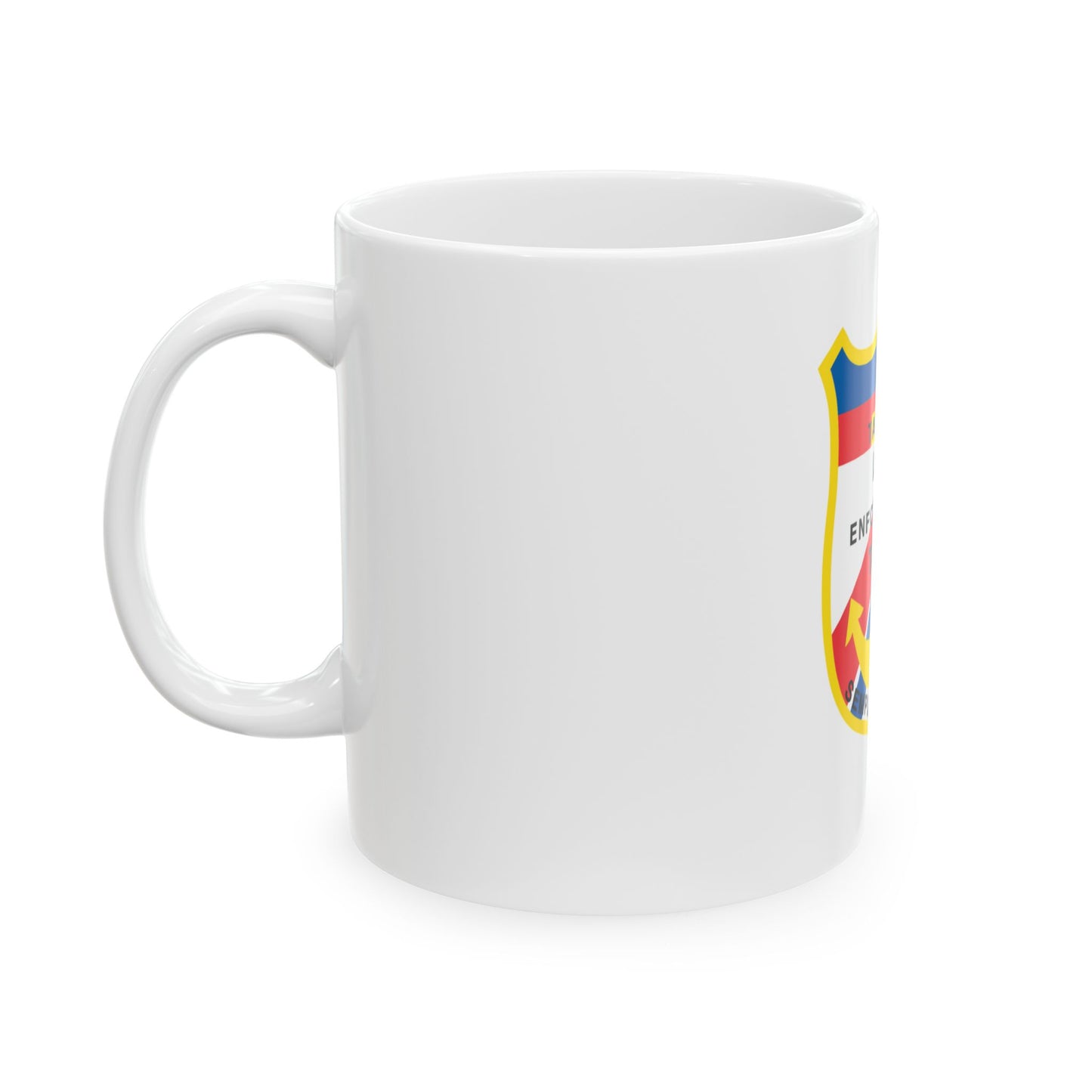 USCG Tactical Law Enforcement Team District 7 (U.S. Coast Guard) White Coffee Mug