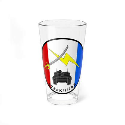 Emblem for the Staff-I-JDR (Denmark) (Coat of Arms) Pint Glass 16oz