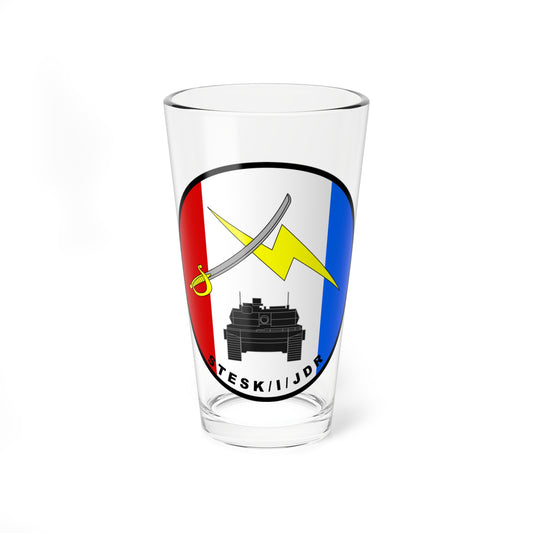 Emblem for the Staff-I-JDR (Denmark) (Coat of Arms) Pint Glass 16oz