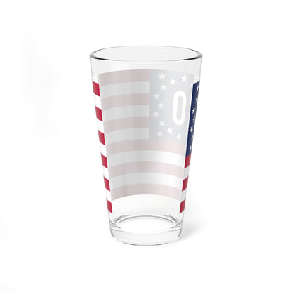 Flag of Missouri 1909 Proposal (United States) Pint Glass 16oz