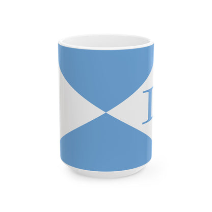 Oficial al mando de un ala FAA bandera (Argentina) White Coffee Mug