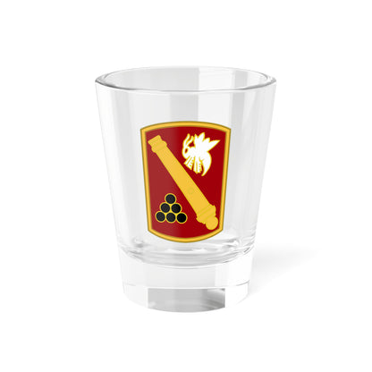 Verre à liqueur de la 113e brigade d'artillerie de campagne (armée américaine) 1,5 oz