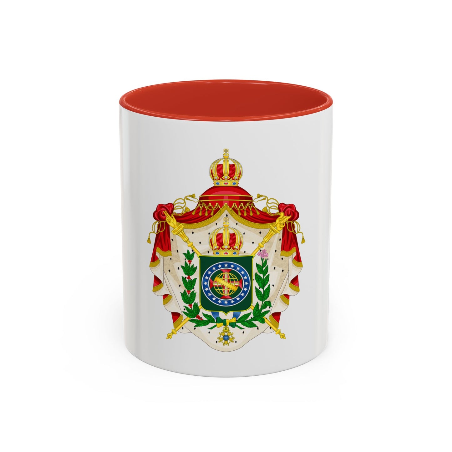 Coat of arms of the Empire of Brazil - Accent Coffee Mug