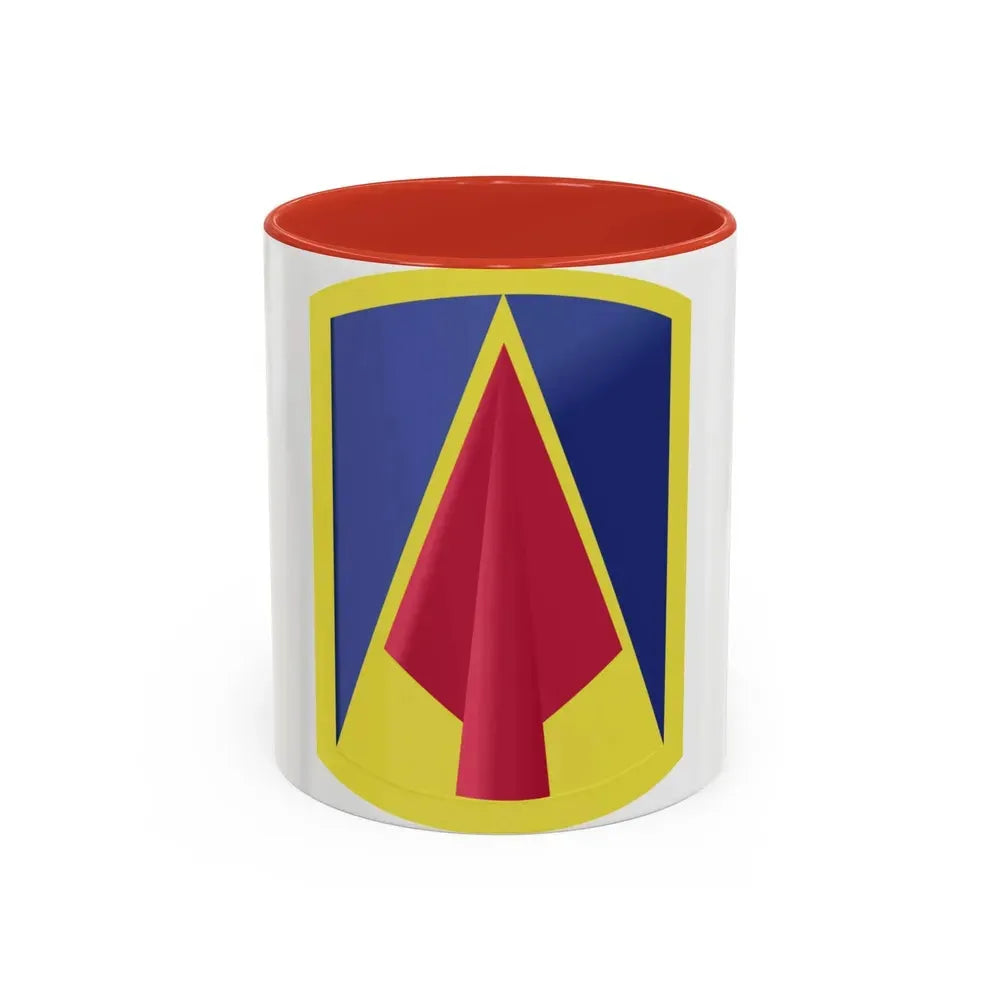 177th Armored Brigade 2 (U.S. Army) Accent Coffee Mug 11oz Red - Go Mug Yourself