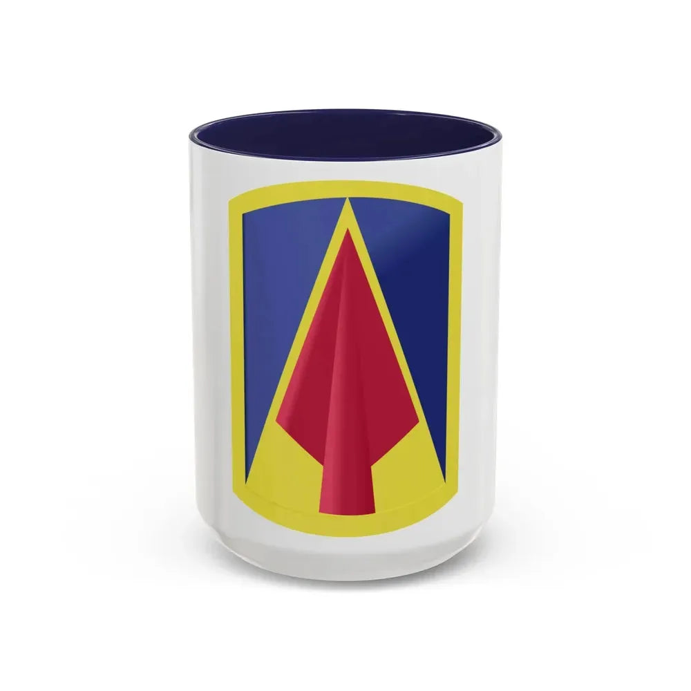 177th Armored Brigade 2 (U.S. Army) Accent Coffee Mug 15oz Navy - Go Mug Yourself