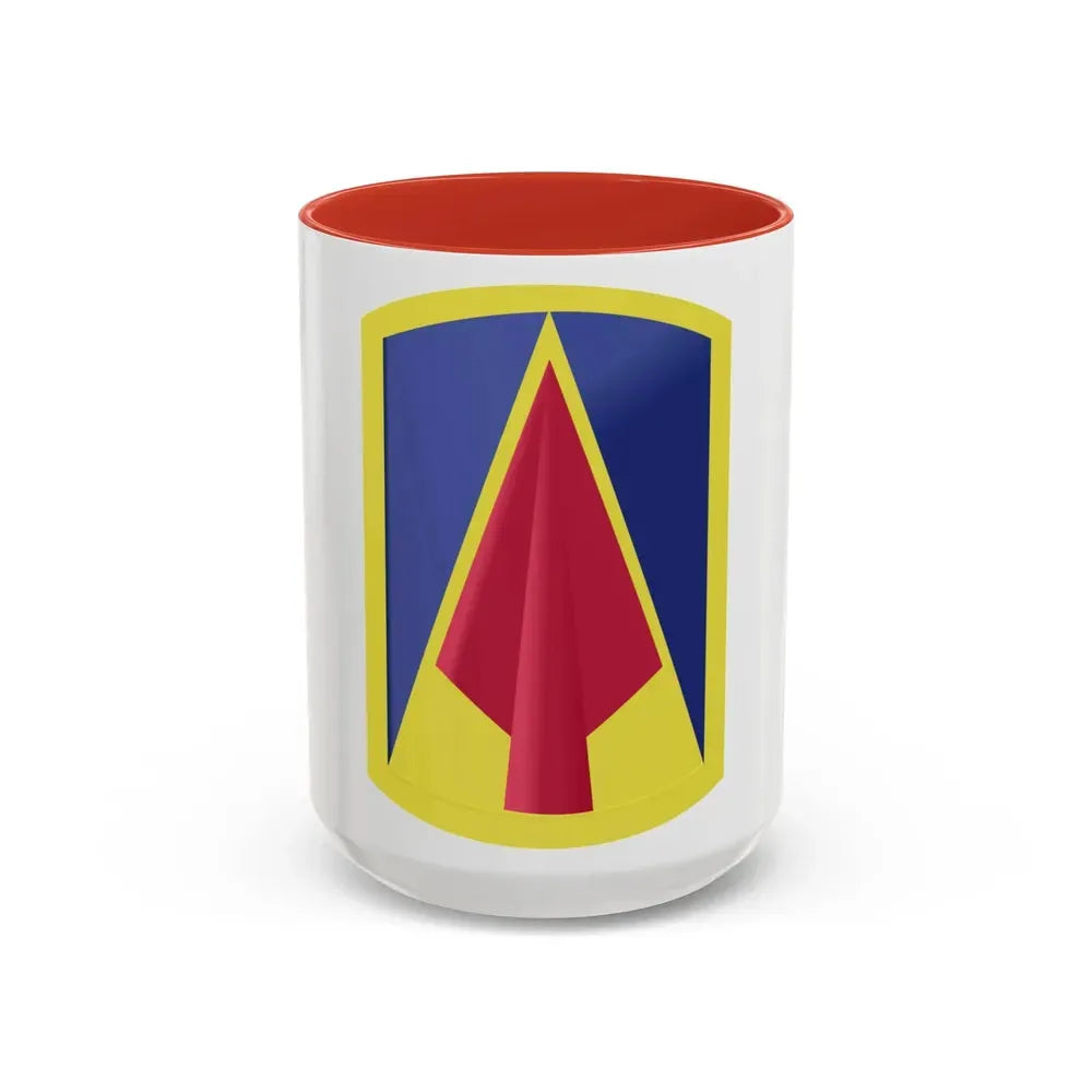 177th Armored Brigade 2 (U.S. Army) Accent Coffee Mug 15oz Red - Go Mug Yourself