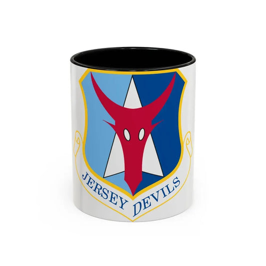 177th Fighter Wing (U.S. Air Force) Accent Coffee Mug 11oz Black - Go Mug Yourself