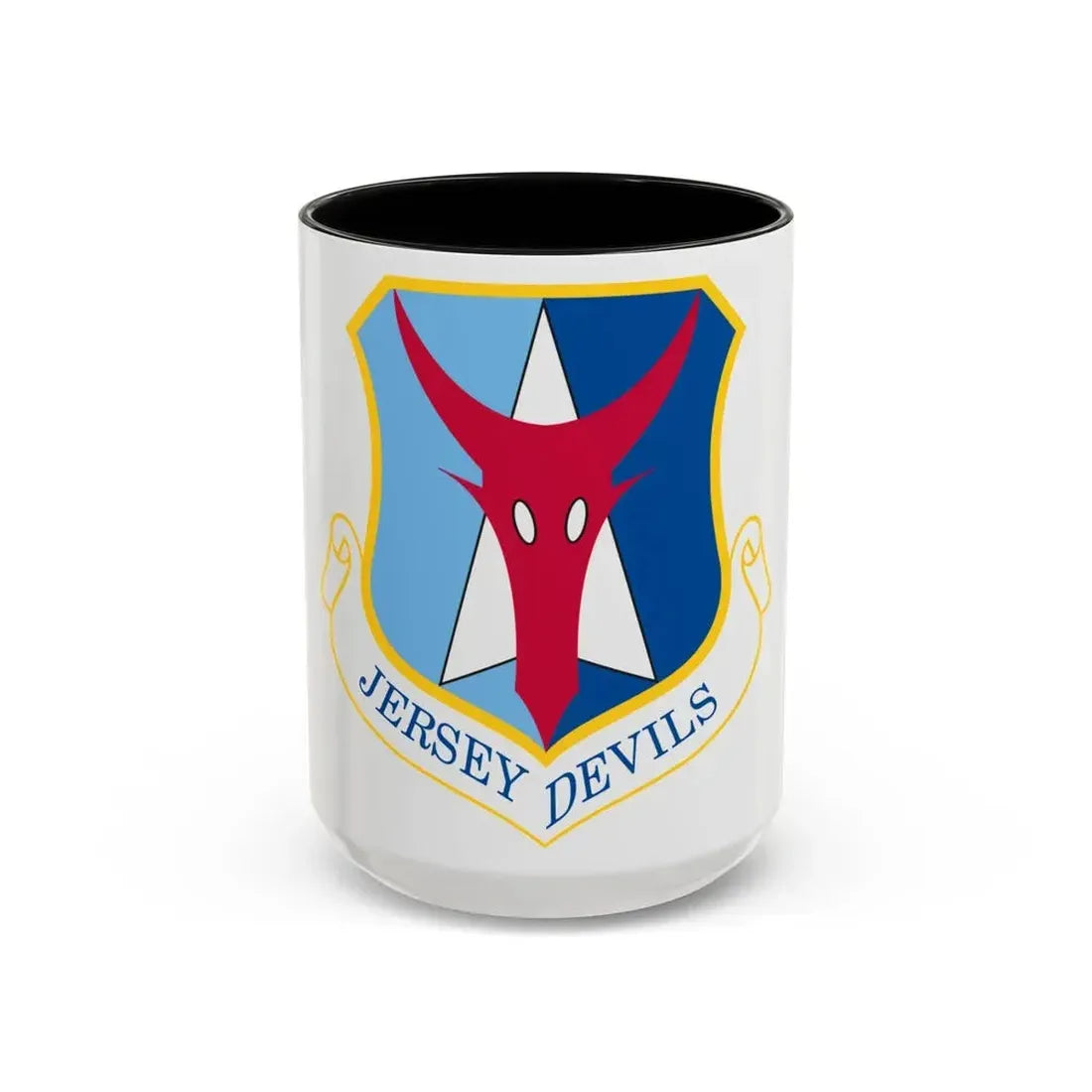 177th Fighter Wing (U.S. Air Force) Accent Coffee Mug 15oz Black - Go Mug Yourself