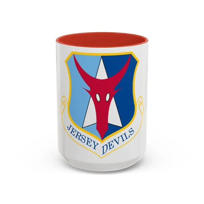 177th Fighter Wing (U.S. Air Force) Accent Coffee Mug 15oz Red - Go Mug Yourself
