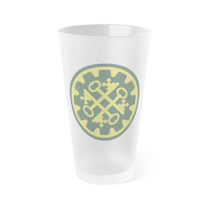 177th Military Police Brigade (U.S. Army) Frosted Pint Glass 16oz-Go Mug Yourself