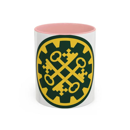 177th Military Police Brigade (U.S. Army) Accent Coffee Mug 11oz Pink - Go Mug Yourself