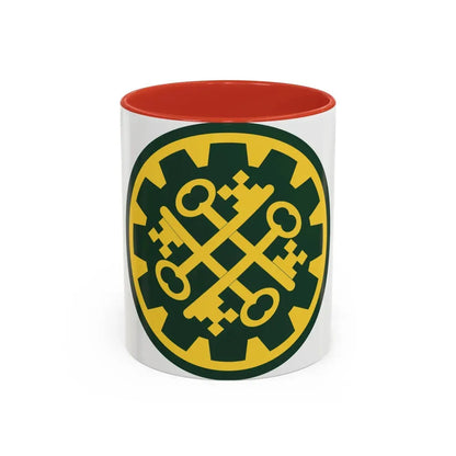 177th Military Police Brigade (U.S. Army) Accent Coffee Mug 11oz Red - Go Mug Yourself