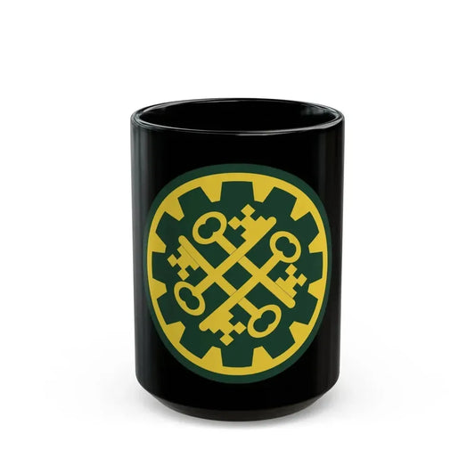 177th Military Police Brigade (U.S. Army) Black Coffee Mug 15oz - Go Mug Yourself