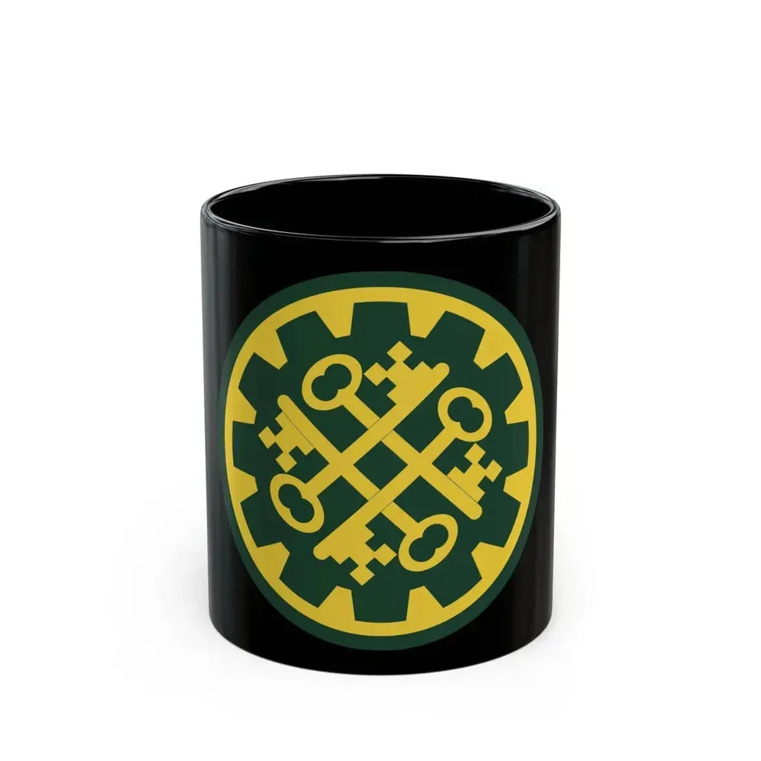 177th Military Police Brigade (U.S. Army) Black Coffee Mug - Go Mug Yourself