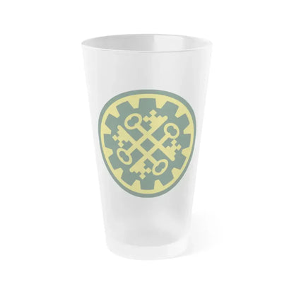 177th Military Police Brigade (U.S. Army) Frosted Pint Glass 16oz Default Title - Go Mug Yourself