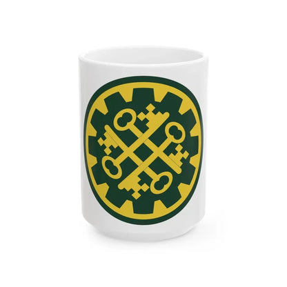 177th Military Police Brigade (U.S. Army) White Coffee Mug 15oz - Go Mug Yourself