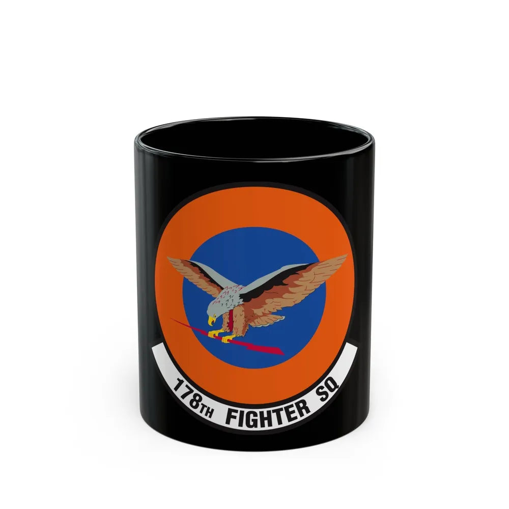 178 Fighter Squadron (U.S. Air Force) Black Coffee Mug-11oz-Go Mug Yourself