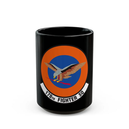 178 Fighter Squadron (U.S. Air Force) Black Coffee Mug-15oz-Go Mug Yourself