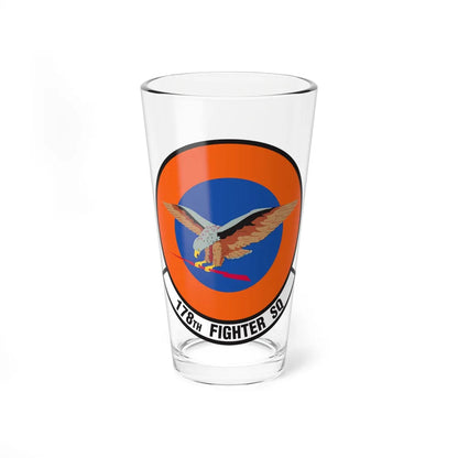 178 Fighter Squadron (U.S. Air Force) Pint Glass 16oz-16oz-Go Mug Yourself