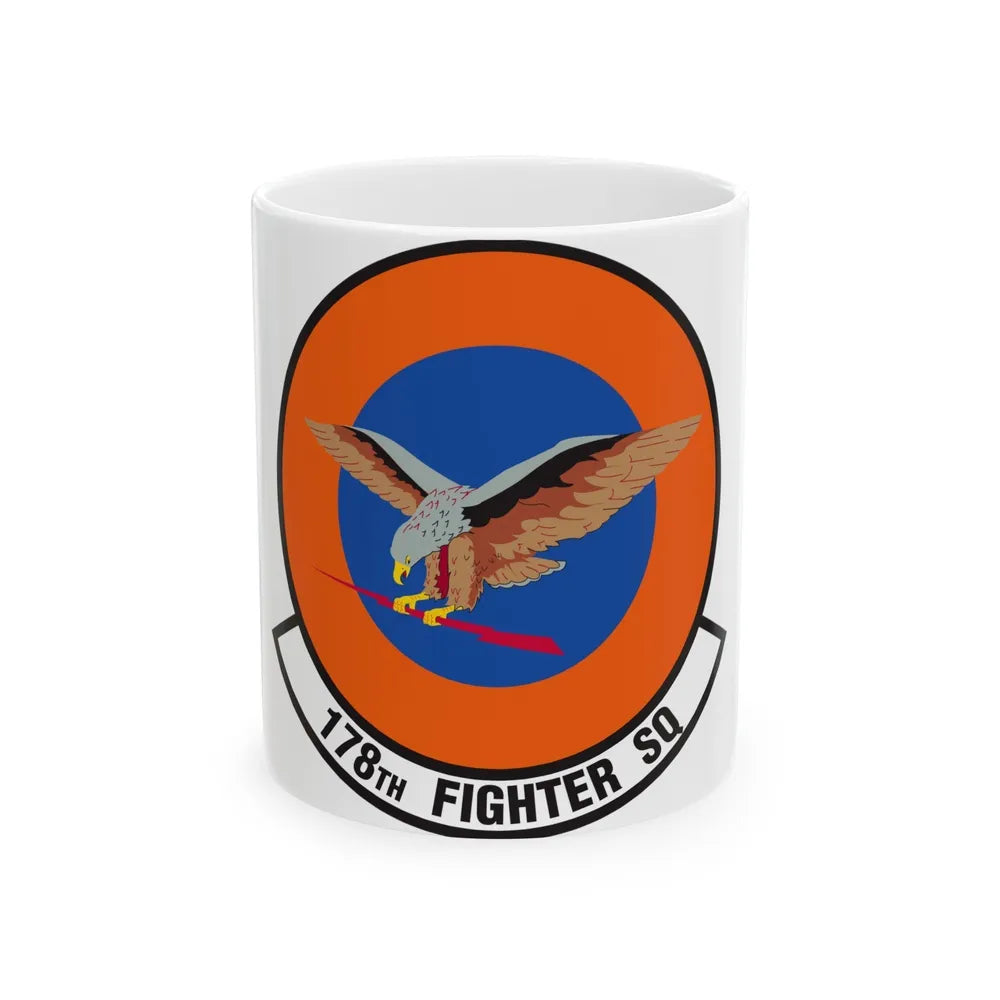 178 Fighter Squadron (U.S. Air Force) White Coffee Mug-11oz-Go Mug Yourself