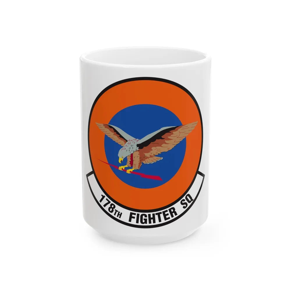 178 Fighter Squadron (U.S. Air Force) White Coffee Mug-15oz-Go Mug Yourself