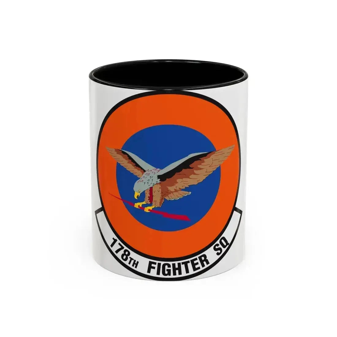 178 Fighter Squadron (U.S. Air Force) Accent Coffee Mug 11oz Black - Go Mug Yourself