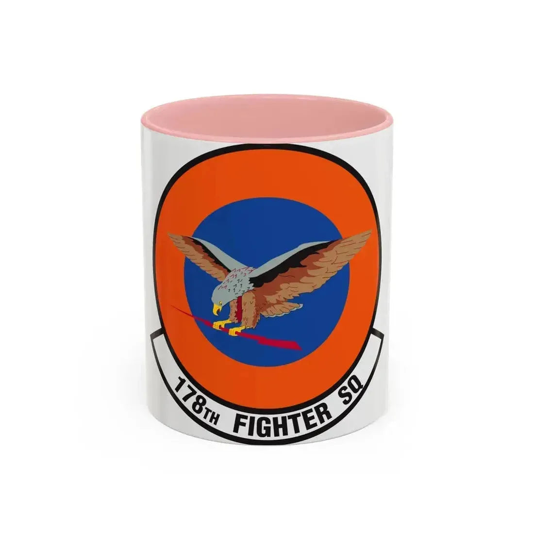 178 Fighter Squadron (U.S. Air Force) Accent Coffee Mug 11oz Pink - Go Mug Yourself