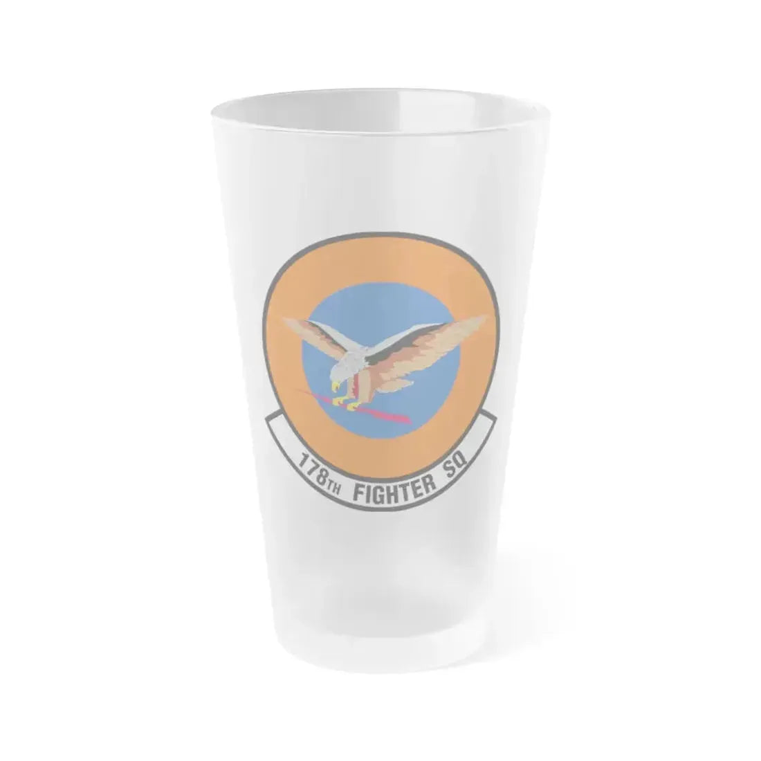 178 Fighter Squadron (U.S. Air Force) Frosted Pint Glass 16oz 16oz Frosted - Go Mug Yourself