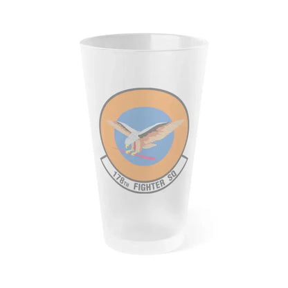 178 Fighter Squadron (U.S. Air Force) Frosted Pint Glass 16oz 16oz Frosted - Go Mug Yourself