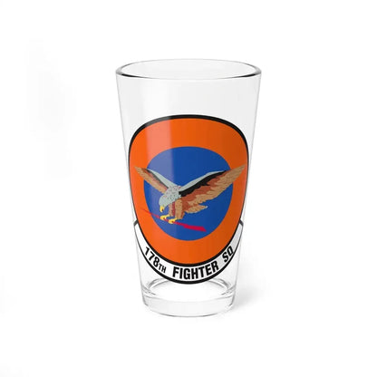 178 Fighter Squadron (U.S. Air Force) Pint Glass 16oz 16oz - Go Mug Yourself