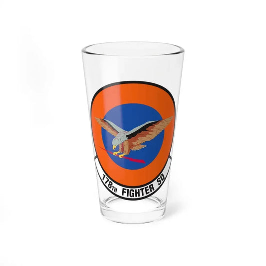 178 Fighter Squadron (U.S. Air Force) Pint Glass 16oz 16oz - Go Mug Yourself