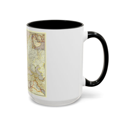 Europe and the Near East (1943) (Map) Accent Coffee Mug