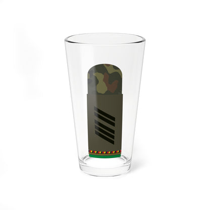 HA OS5 16 Oberstabsgefreiter RFA PzGren R (Military Rank) Pint Glass 16oz