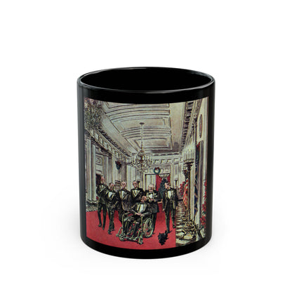 Churchill's Visit, This Week Magazine, January 19, 1964 - Black Coffee Mug-11oz-Go Mug Yourself