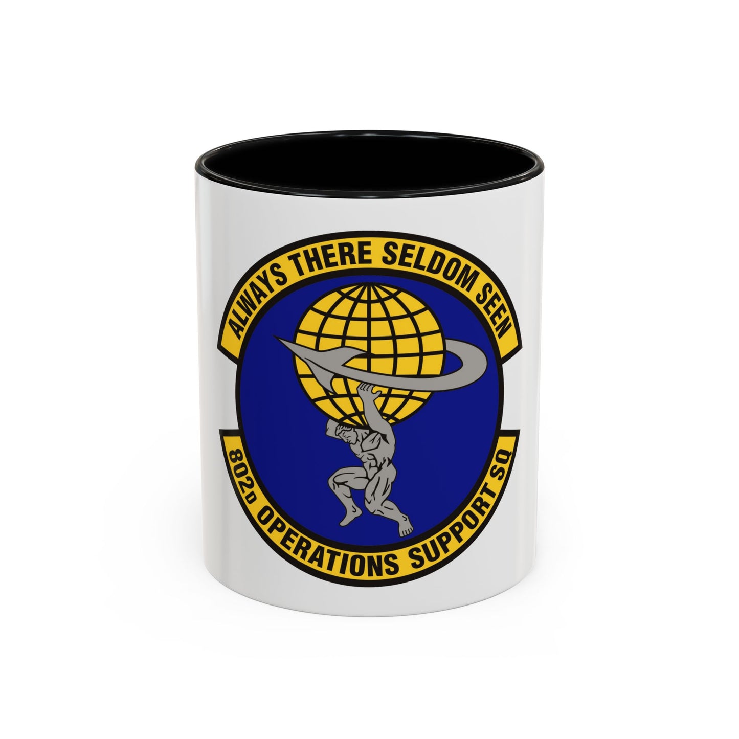802d Operations Support Squadron (U.S. Air Force) Accent Coffee Mug