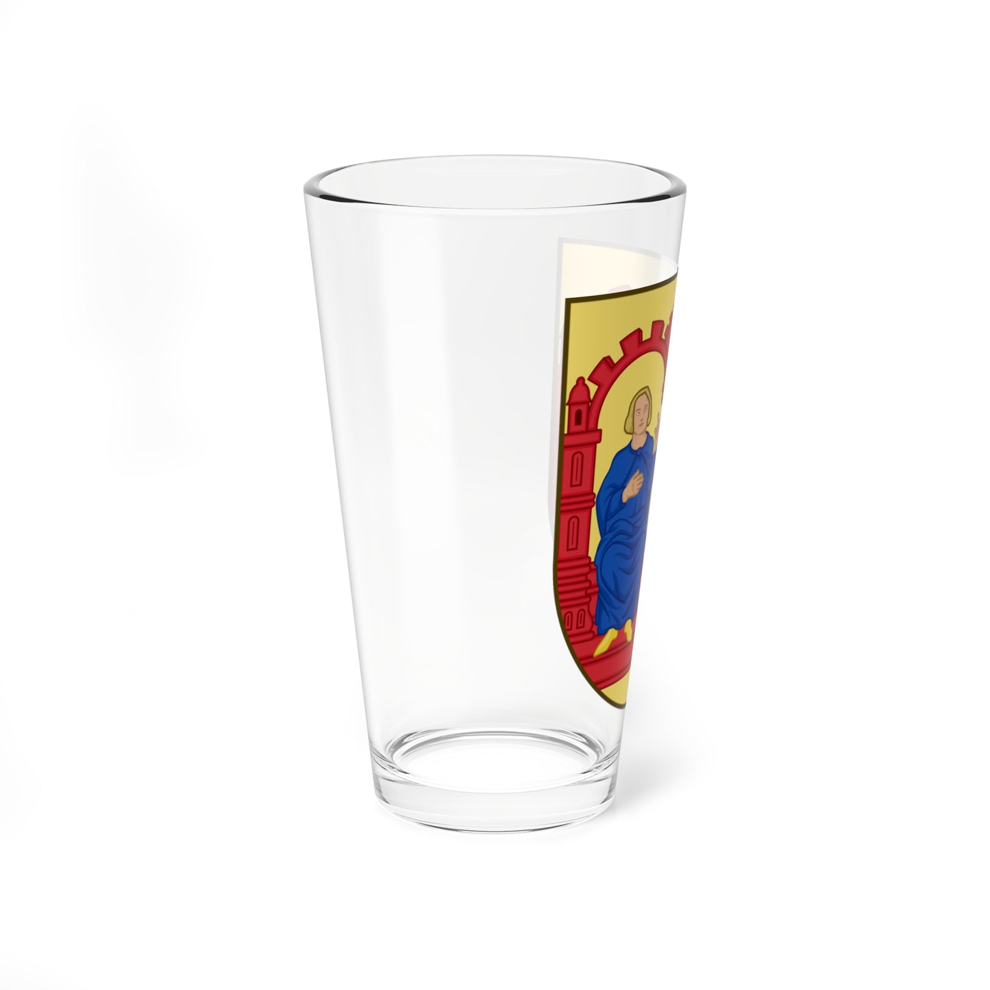 Coat of arms of Viborg (Denmark) (Coat of Arms) Pint Glass 16oz