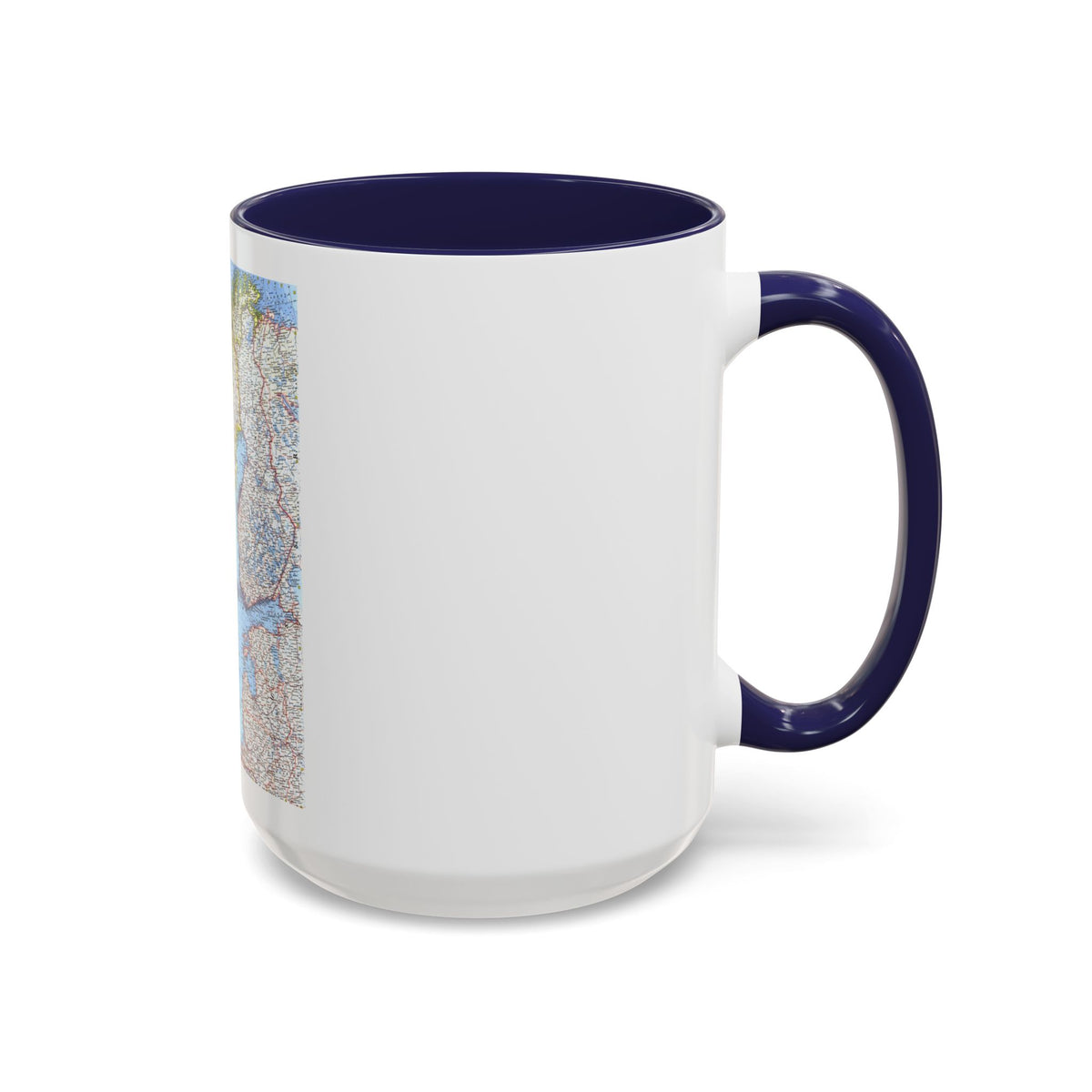 Scandinavia (1963) (Map) Accent Coffee Mug