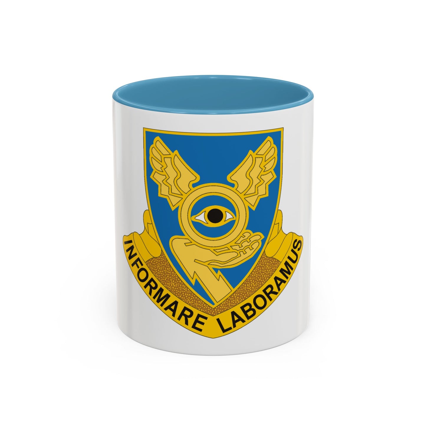 1st Military Intelligence Battalion (U.S. Army) Accent Coffee Mug