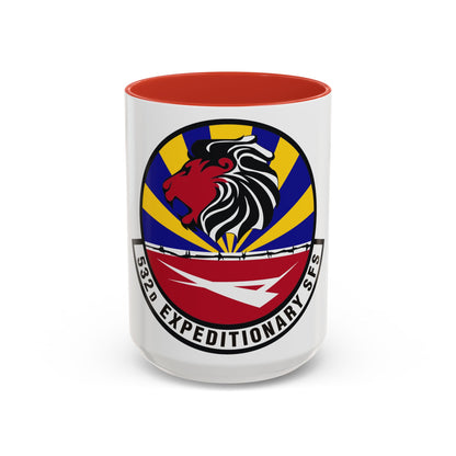 532d Expeditionary Security Forces Squadron (U.S. Air Force) Accent Coffee Mug