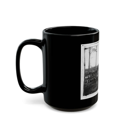Brandy Station, Va. Officers And Men Of Co. K, 1st U.S. Cavalry (1st Division, Cavalry Corps) (U.S. Civil War) Black Coffee Mug