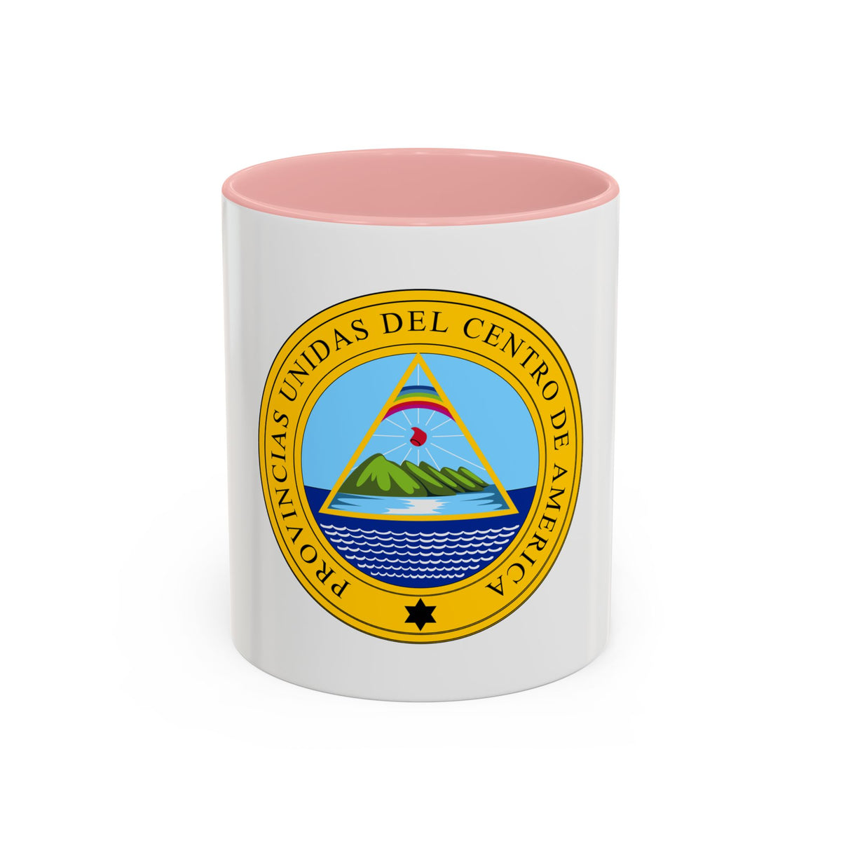 Coat of arms of the United Provinces of Central America - Accent Coffee Mug