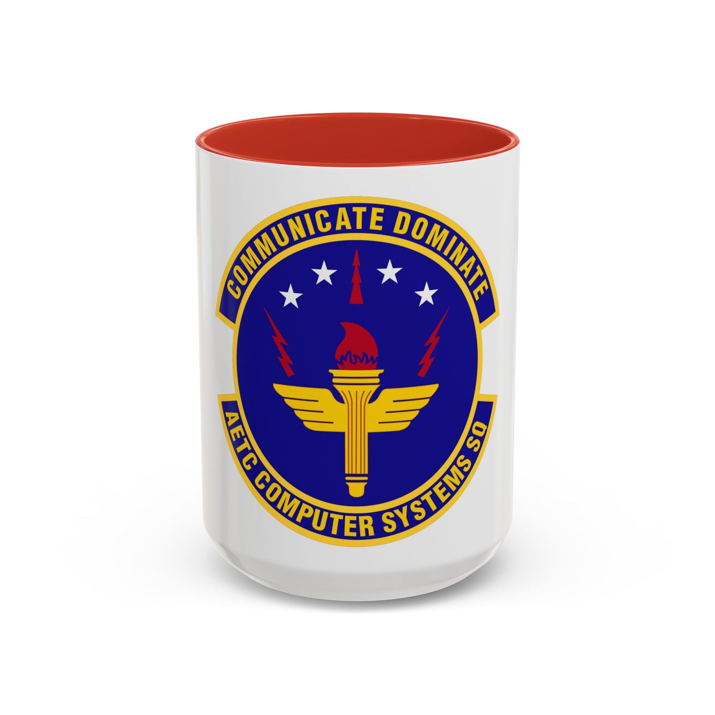 AETC Computer Systems Squadron (U.S. Air Force) Accent Coffee Mug