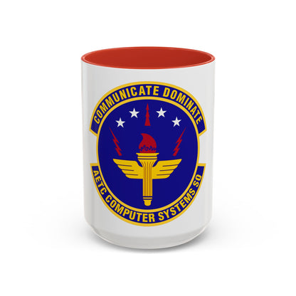 AETC Computer Systems Squadron (U.S. Air Force) Accent Coffee Mug