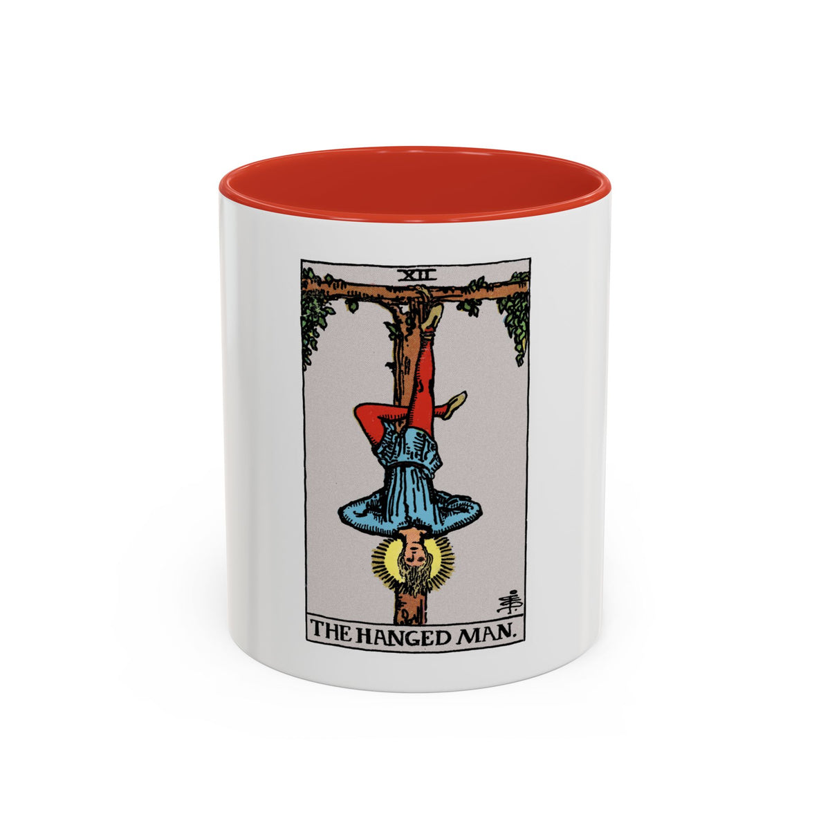 The Hanged Man (Tarot Card) Accent Coffee Mug