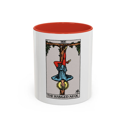 The Hanged Man (Tarot Card) Accent Coffee Mug
