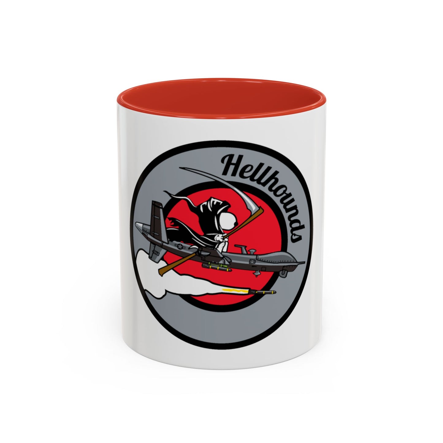 Hellbound Snoopy 20th ASq (U.S. Air Force) Accent Coffee Mug